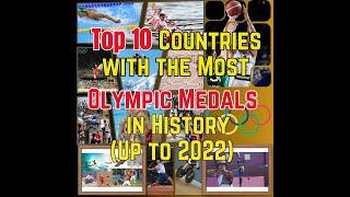 Top 10 Countries with the Most Olympic Medals in History (Up to 2022), #olympics2024 , #olympics