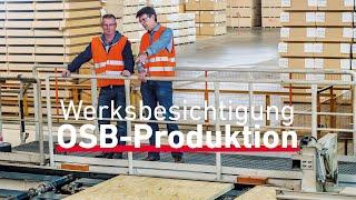 Werksbesichtigung OSB-Produktion