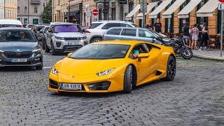 Supercars In Prague Part 2: F8 Spider, Huracán LP580-2, DB11 AMR, 992 Turbo S, Maybach GLS600 & MORE