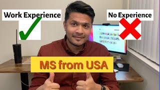 Work experience before MS in USA? | Ambarish Dongre #MS  #MSfromUSA