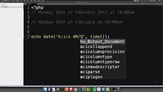 Let's memorise how to use the PHP date() function!