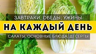 БОЛЬШАЯ ПОДБОРКА простых и вкусных рецептов на КАЖДЫЙ ДЕНЬЗавтраки, обеды, ужины и десерты