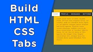 Build Tabs Using HTML/CSS In Only 12 Minutes