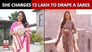 The Celebrity Saree Draper Who Charges Rs.2 Lakh To Drape A Saree