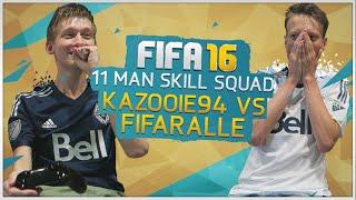 11 Man Skill Squad Kazooie94 vs FifaRalle | FIFA 16