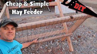 DIY Hay Feeder For Goats | Kiko Goats | Reclaimed Wood Project