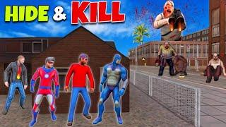 PLAYING HIDE & KILL With MR MEAT In ROPE HERO VICE TOWN (Dead)