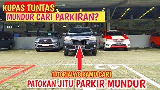 Belajar Parkir Mundur Mobil Manual untuk Pemula || PATOKAN JITU PARKIR MUNDUR MOBIL MANUAL