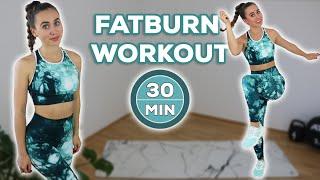 30 Min. WOHNZIMMER ABNEHM WORKOUT ohne Springen | + Warm Up & Cool Down (Ganzkörper HIIT Workout)