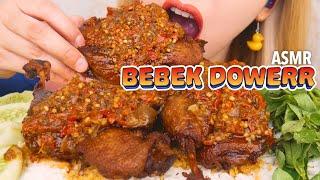 ASMR NASI BEBEK DOW3RR GUYUR SAMBEL KOREK PEDES GA WAJAR!! | ASMR Indonesia