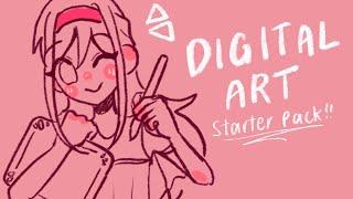 Digital Art Starter Pack! (^０^)ノ