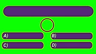 New Effect Quiz Green Screen||No Copyright Effects Green Screen||KBC Quiz contest Frame