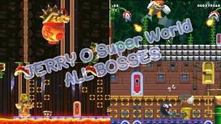 Super Mario Maker 2: Jerry O Super World All Bosses (QNP-BP1-TSF)