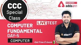 Live Test on Computer Fundamental | CCC Special Class (Day 5)