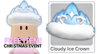 GET NEW FREE CHRISTMAS ITEM ️ CLOUDY ICE CROWN ️