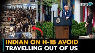 Indians in US on H-1B visa avoid travelling out of America