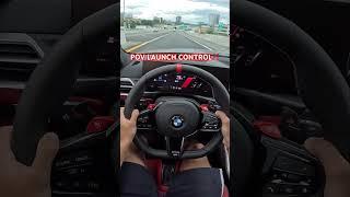 POV LAUNCH CONTROL IN A 2025 BMW M4 COMPETITION XDRIVE‼️ #launchcontrol #bmwm #bmw #m4 #m3 #g82 #g80