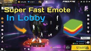 Super Fast Emote in Lobby |  Bluestacks 5  | Bangla