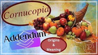 Cornucopia Origins and Meaning