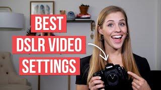 DSLR Settings For Video on YouTube | Canon 90d Tutorial