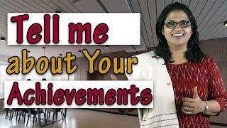 Interview Question: Tell Me About Your Achievements | skillActz | Personality Development Training