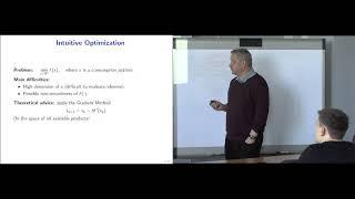 Lecture 10. Course "Modern Algorithmic Optimization" (Yuriy Nesterov)