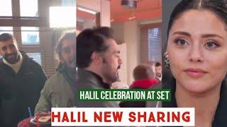 Halil Ibrahim Ceyhan Celebration Celebration at Set !Sila Turkoglu New Sharing