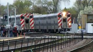 METRA Meet At York Street   Metra UPRR Chicago West Line Elmhurst Illinois   #train #railway