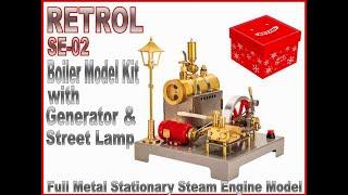 EngineDIYShop RETROL SE- 02 Steam Engine Plant Kit