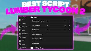 The *BEST* Lumber Tycoon 2 Script  | Dupe Money, Dupe Items, Spawn Wood, & MORE!