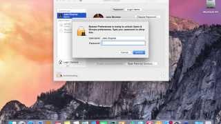 How to make your account an Administrator's account (Mac OS X Yosemite)