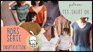 Patrons Tricot: Tee-Shirt en DK  HORS SERIE Inspiration