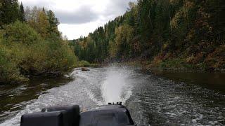 Осенний краулинг по малой воде, Чумыш, болотоход SPS.
