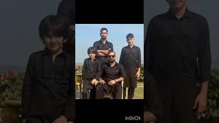 Muhammad Nabi Celebrating Eid with his family in black dress #eidmubarak #afghanistan #cricketer