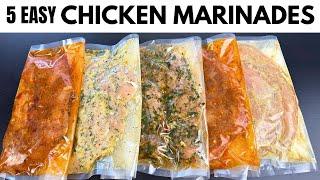 5 Chicken Marinades That Saved Me from Eating Out EVERY DAY! Meal Prep LIKE THIS to stop eating out!