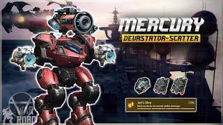 [WR]  Death From Above MERCURY (w/ Devastator & Scatter) – Gameplay | War Robots