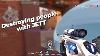 Destroying people with JETT 