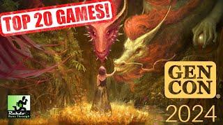 Top 20 Games of Gencon 2024