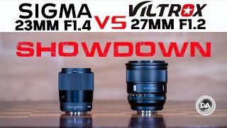 Sigma 23mm F1.4 vs Viltrox 27mm F1.2 | Fuji X-Mount Showdown