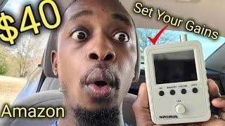 Set Your Amplifier GAINS Like A PRO!!| $40 AMAZON Oscilloscope| Cheap & EASY!!!