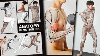 Anatomy in Motionbook review An Artists Guide to Capturing Dynamic Movement 3dtotal publishing