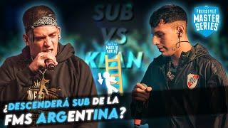 ¿DESCENDERÁ SUB DE LA FMS ARGENTINA? | Votación FMS Argentina Jornada 6 | Klan vs Sub