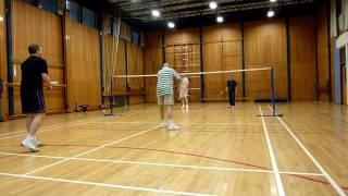 Matt's Bad Day In The Gym (Trying To Play Badminton)