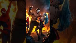 Evolution of Spider-man:Joker, Harley Quinn have party #dc#4k#avengers#spiderman#shorts#spiderking