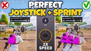 Best JOYSTICK  Guide for Fast Movement : | Best Setting Joystick Sensitivity | BGMI / PUBG