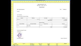 Tally Add On : Print Payment Advice with Authorized Signature in TallyPrime software.