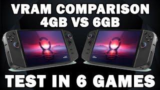 Legion Go: 4GB VRAM vs. 6GB VRAM - Is There a Difference?