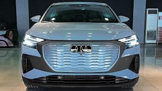 2024 Audi Q4 E-Tron - interior and Exterior Walkaround Luxury SUV!