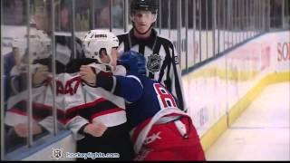 Brad Mills vs Brandon Prust Sep 23, 2010