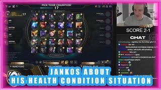 Jankos About His Health Condition Situation